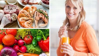 Nutritional correction for the treatment of varicose veins in the legs